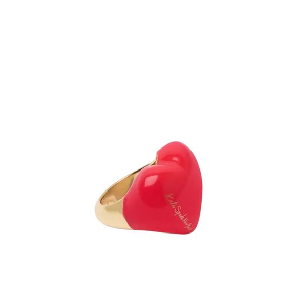 KATE SPADE Heart You Statement Ring in Red 5 - Picture 3 of 7